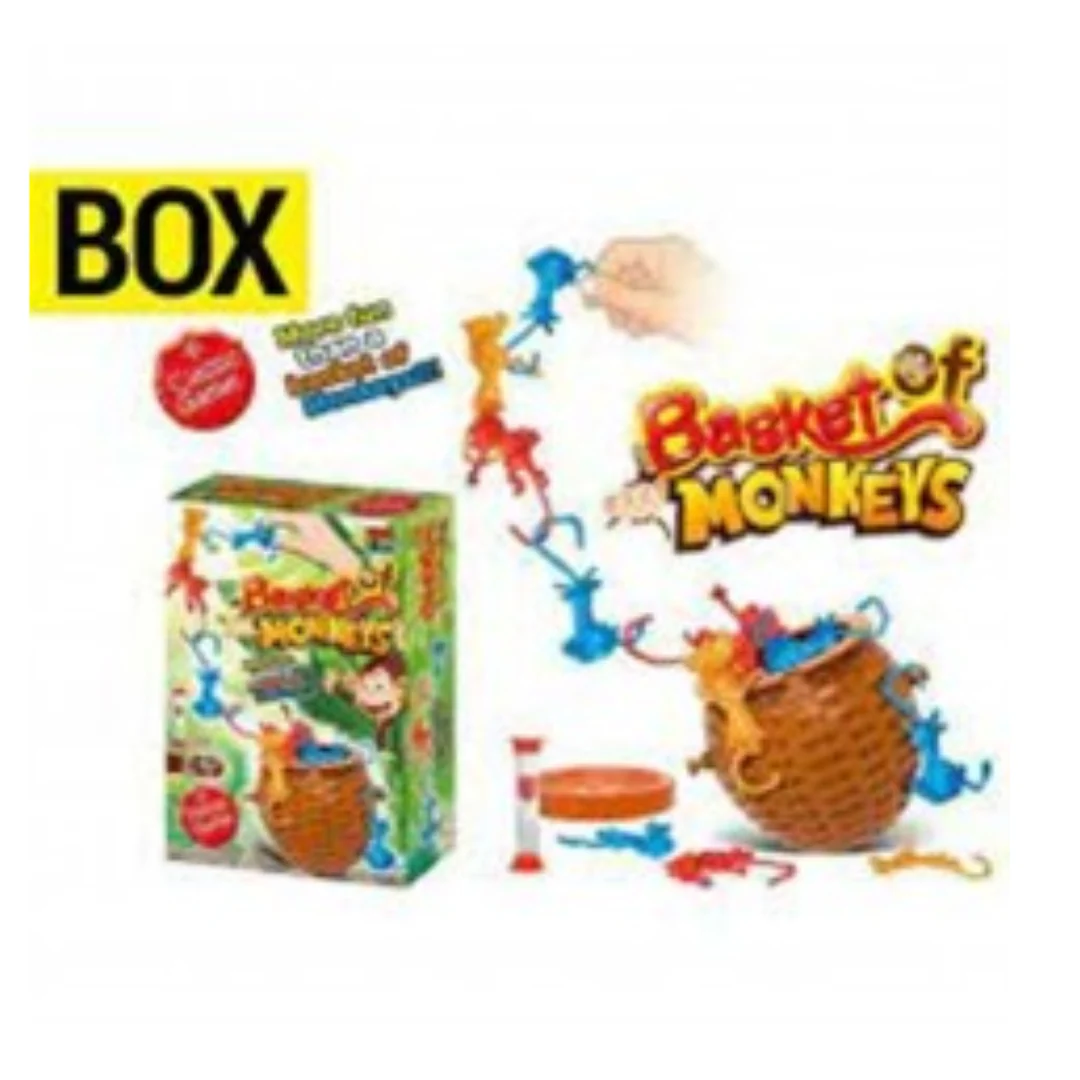 1pack Hanging Monkeys Basket Game