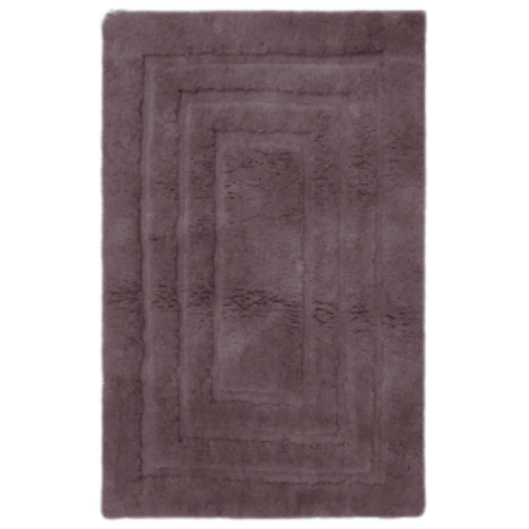 Bath Mat Microfibre Hurley Tracetrack 1400GSM 50x80cm Grey Beige