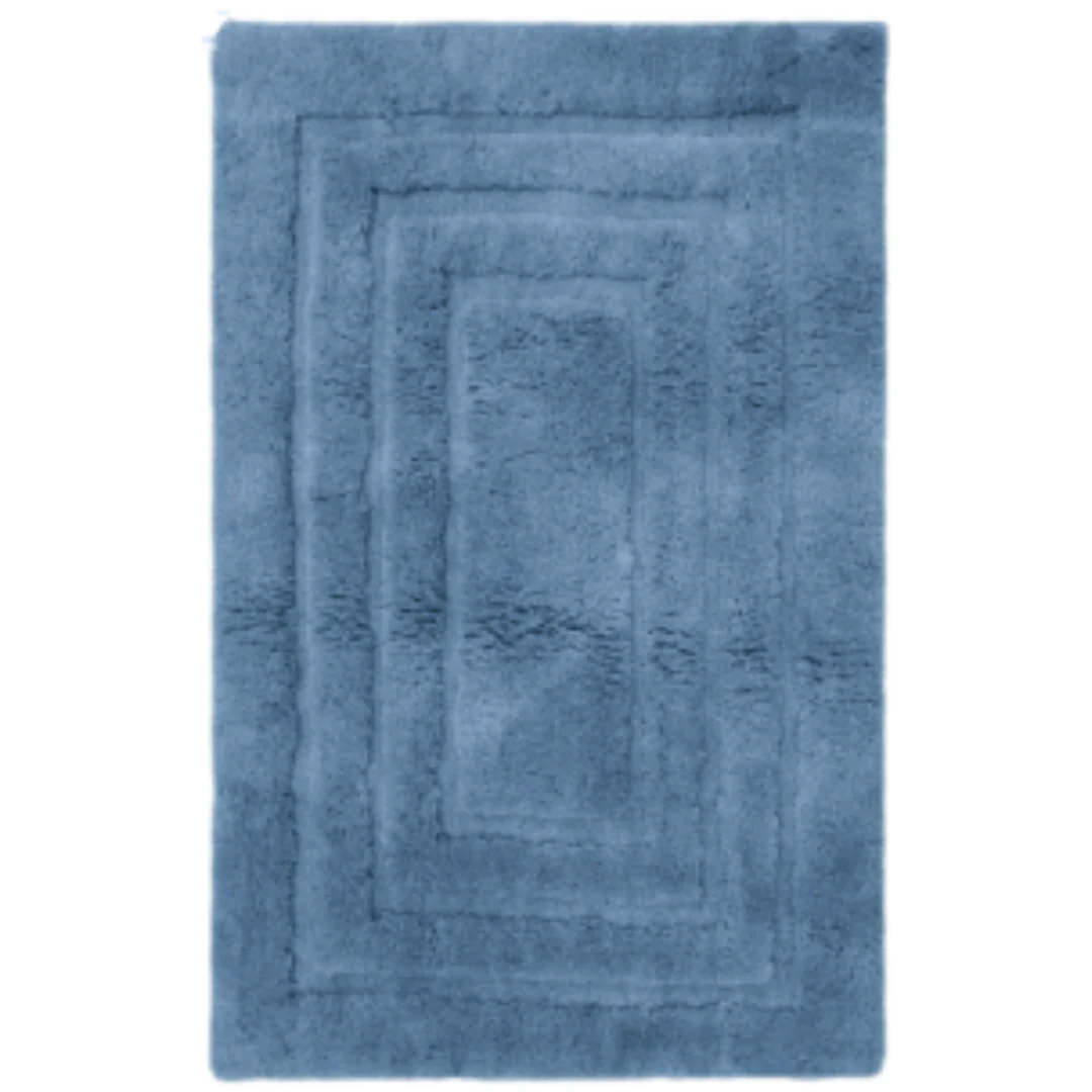 Bath Mat Microfibre Hurley Tracetrack 1600GSM 50x80cm Blue
