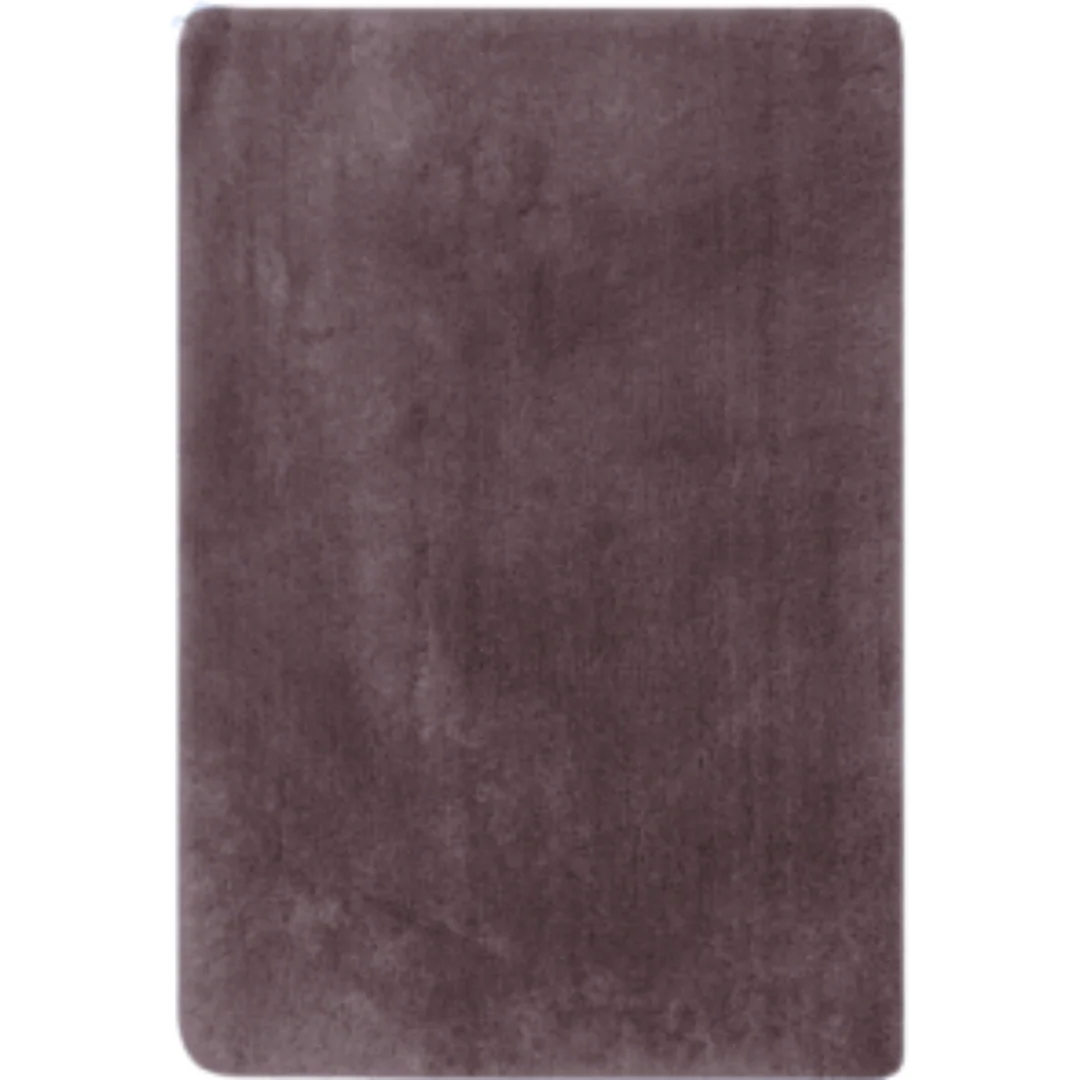 Bath Mat Microfibre Jeena Solid 2000GSM 60x90cm Grey Beige