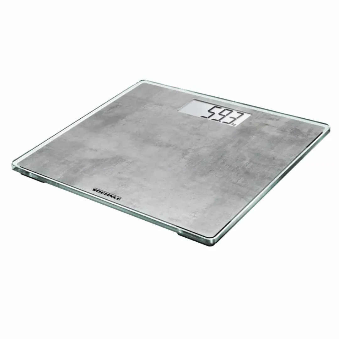Bathroom Scale Soehnle Compact 300 Concrete Style Sense