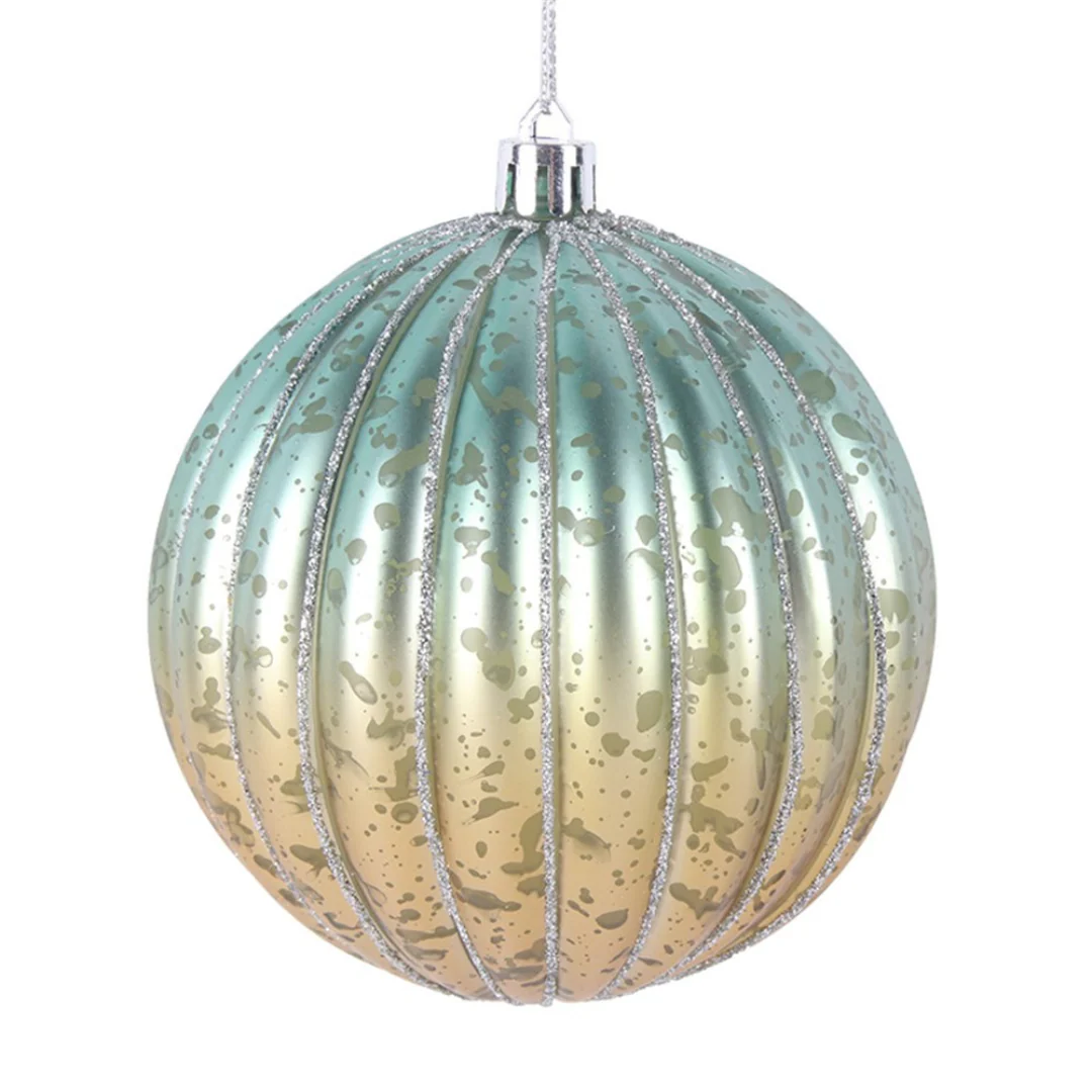 Bauble Fairy Floss Ombre 10cm In Pdq 3 Asstd - Image 3