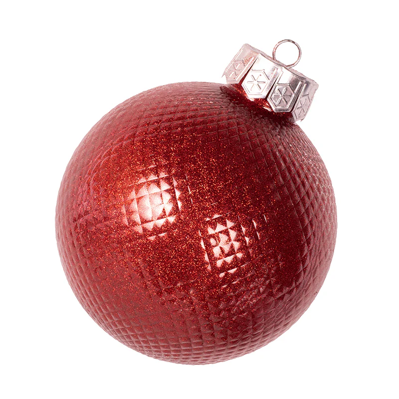 Baubles 12cm Red - Image 2