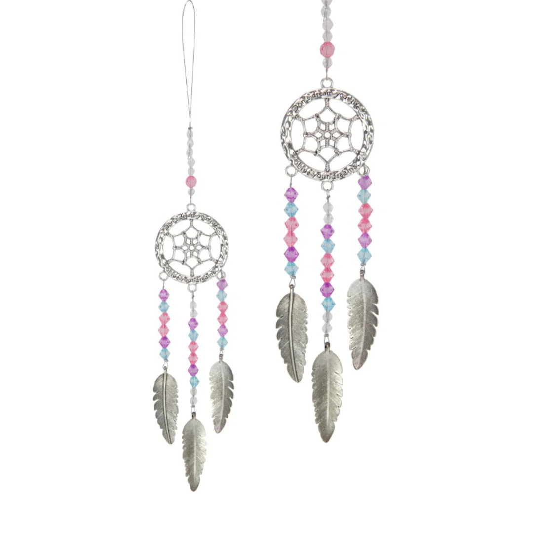 Beaded Metal Dream Catcher 32cm - Image 2