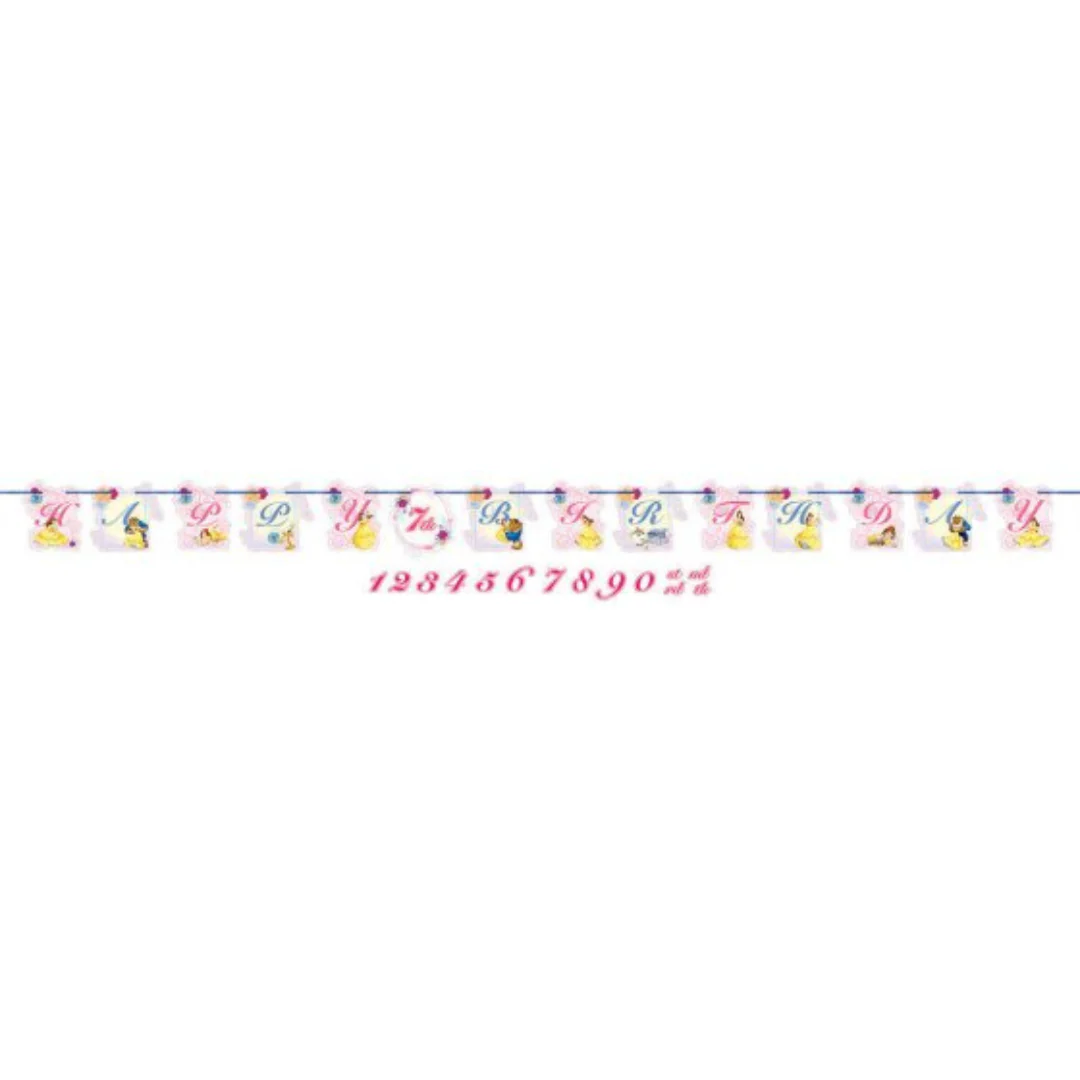 Beauty and the Beast Ribbon Banner