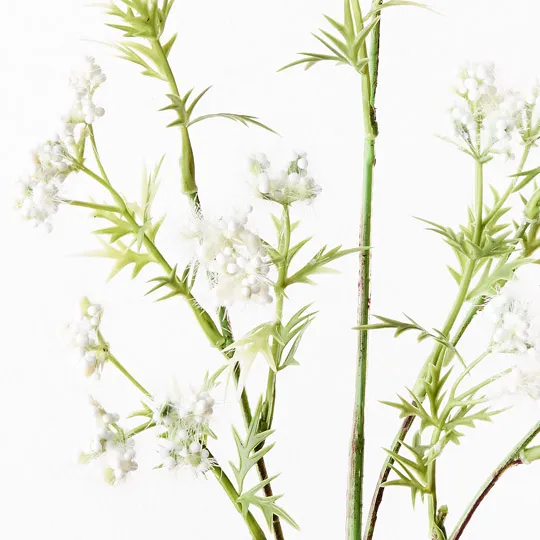 Berry Flowering Spray White 68cml - Image 2