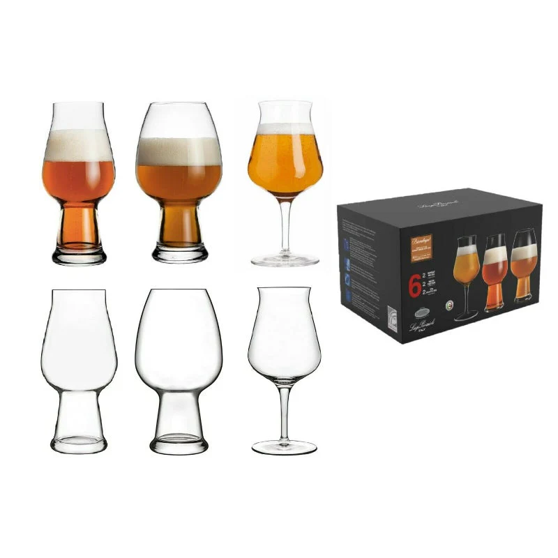 Luigi Bormioli Birrateque 6 Piece Craft Beer Glass Set - Image 2