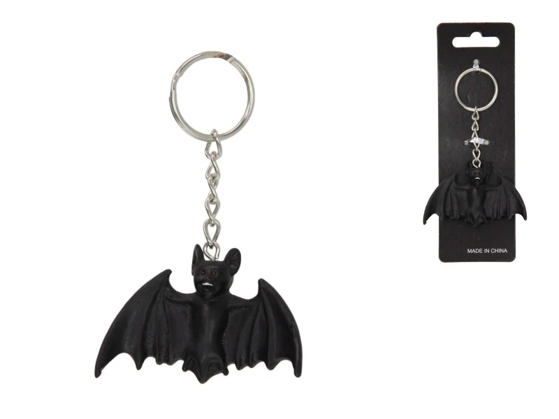 BLACK BAT KEYRING