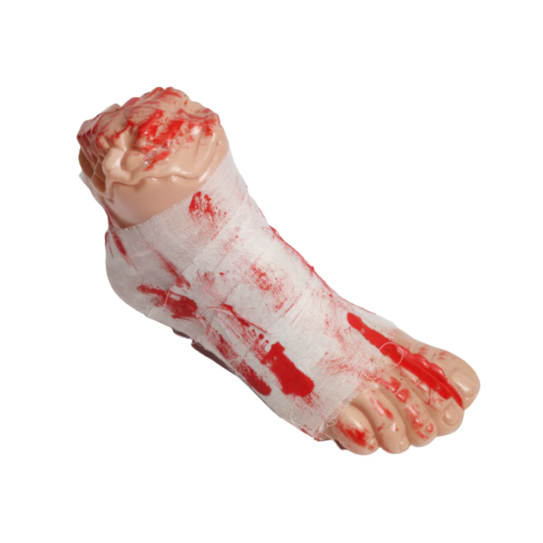 Bloody Bandaged Foot Prop