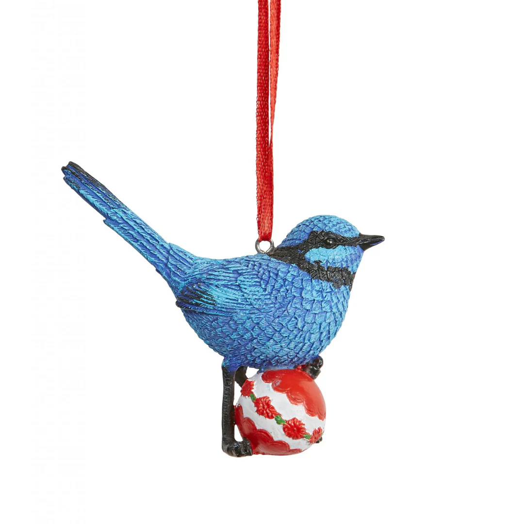 Christmas Tree Deco Blue 9cm