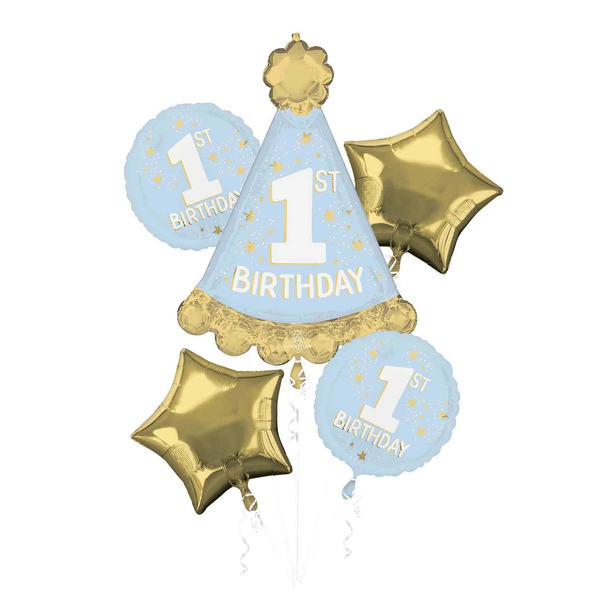 Bouquet Balloons Little Mister One-derful 5pk