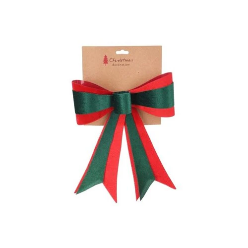 Bow 33cm Green/Red