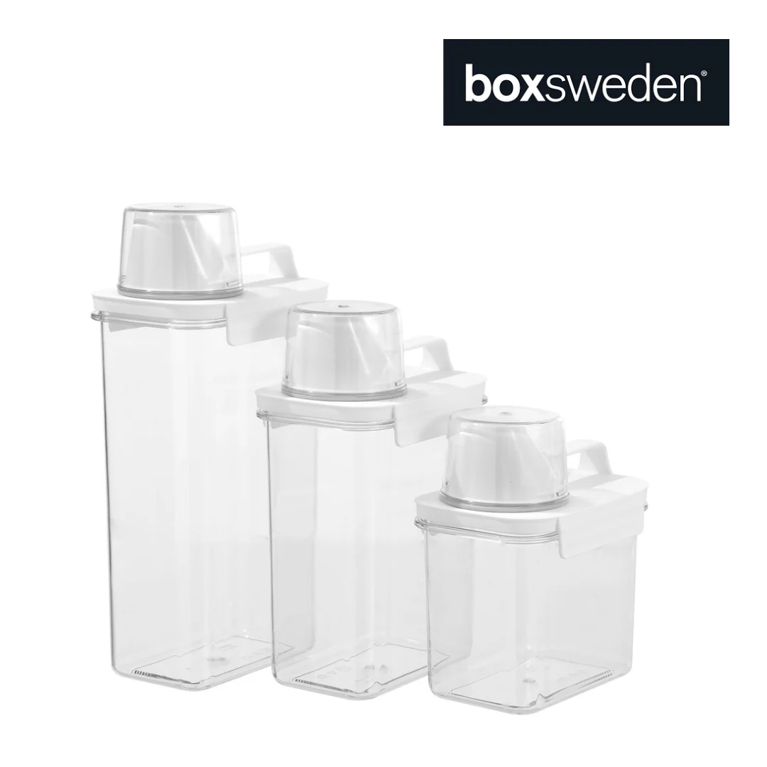 Boxsweden Crystal Keep Fresh Dispensing Container with Measuring Cup 1.1L - Image 10