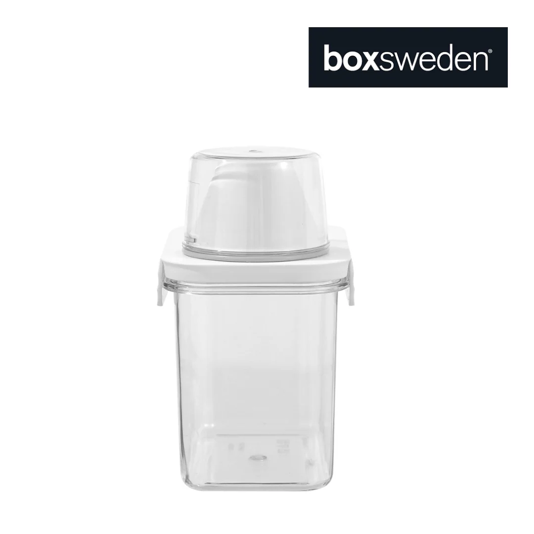 Boxsweden Crystal Keep Fresh Dispensing Container with Measuring Cup 1.1L - Image 3
