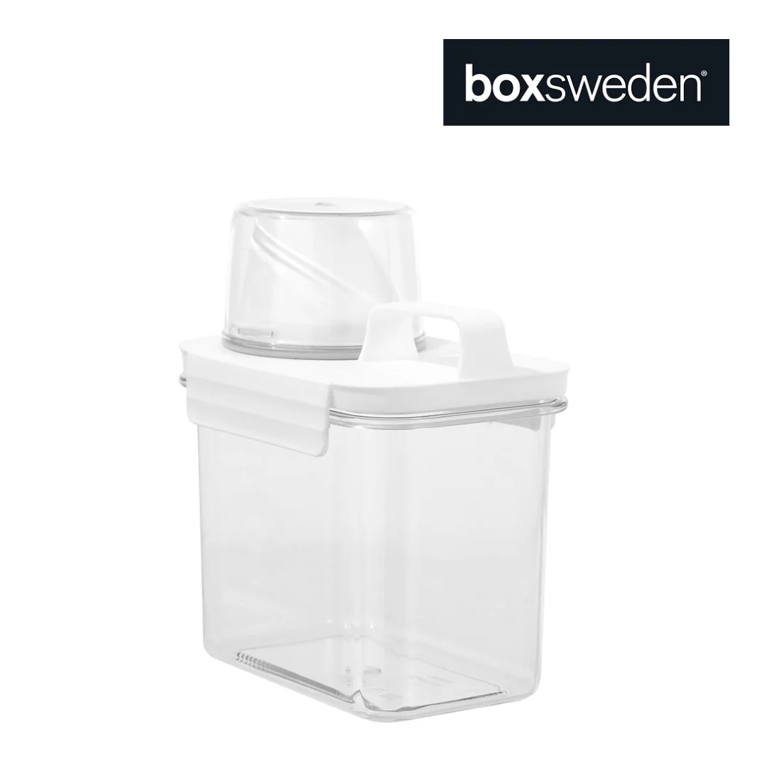 Boxsweden Crystal Keep Fresh Dispensing Container with Measuring Cup 1.1L - Image 5