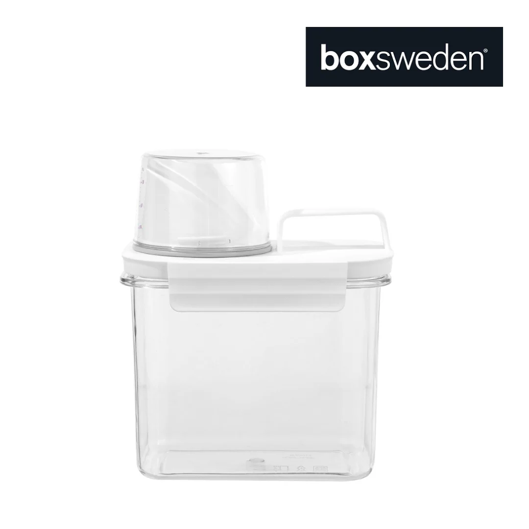 Boxsweden Crystal Keep Fresh Dispensing Container with Measuring Cup 1.1L - Image 6