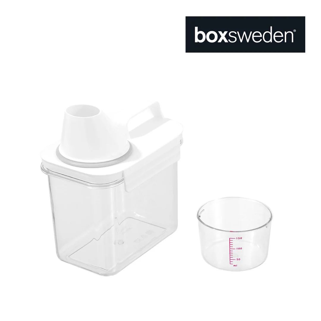 Boxsweden Crystal Keep Fresh Dispensing Container with Measuring Cup 1.1L - Image 7