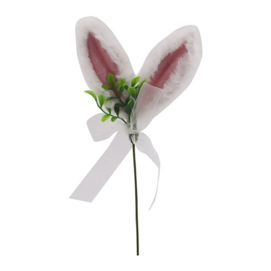 PINK BUNNY EARS STEM 35x10CM