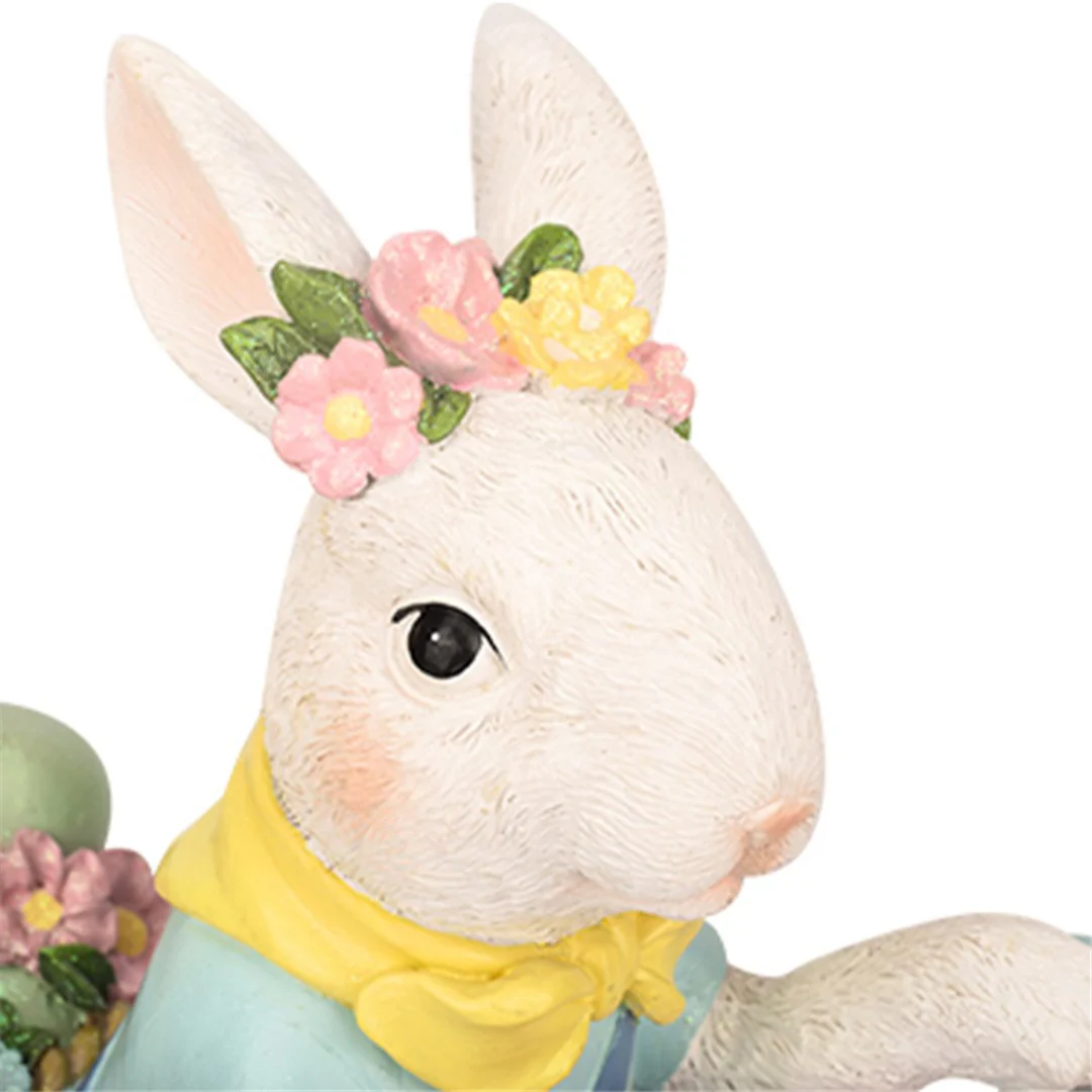 Bunny On Vespa With Eggs Polyresin 48x18.5x43cm - Image 2