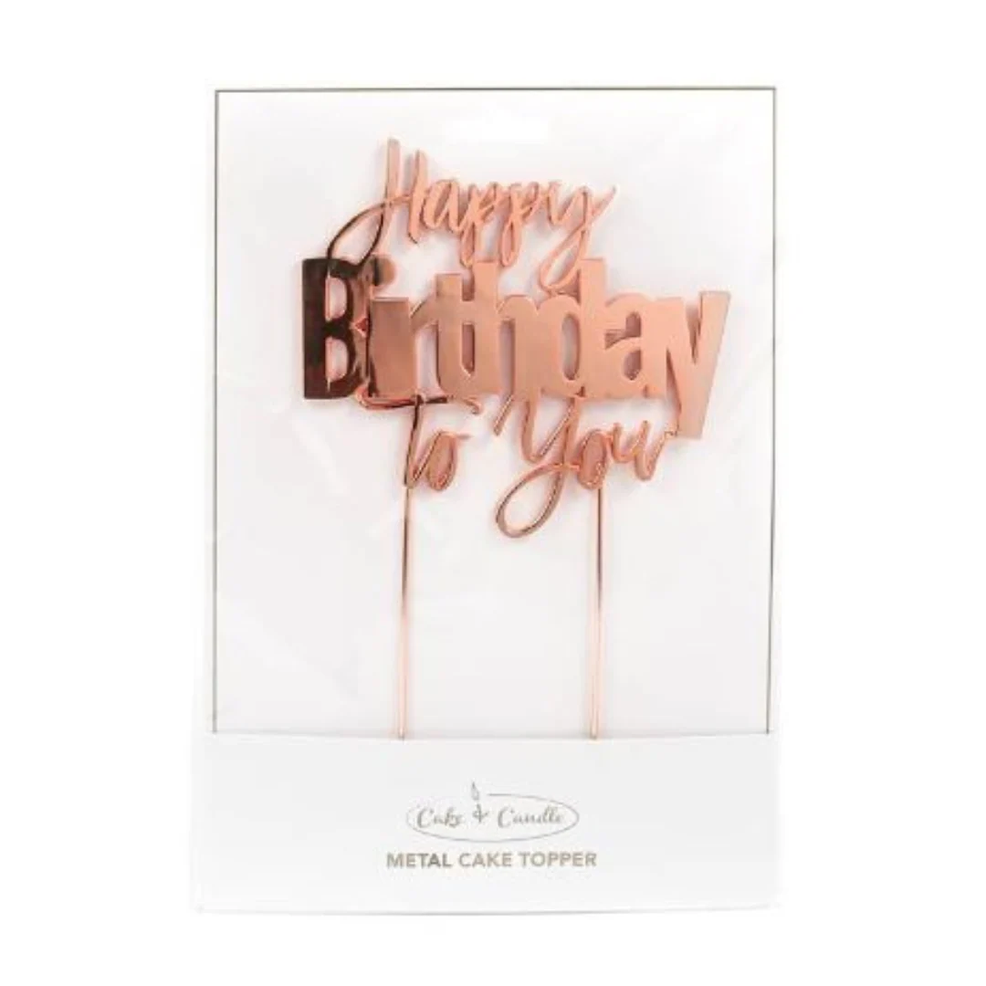 Cake Topper Happy Birthday To You Cake Topper Cake And Candle - Image 3