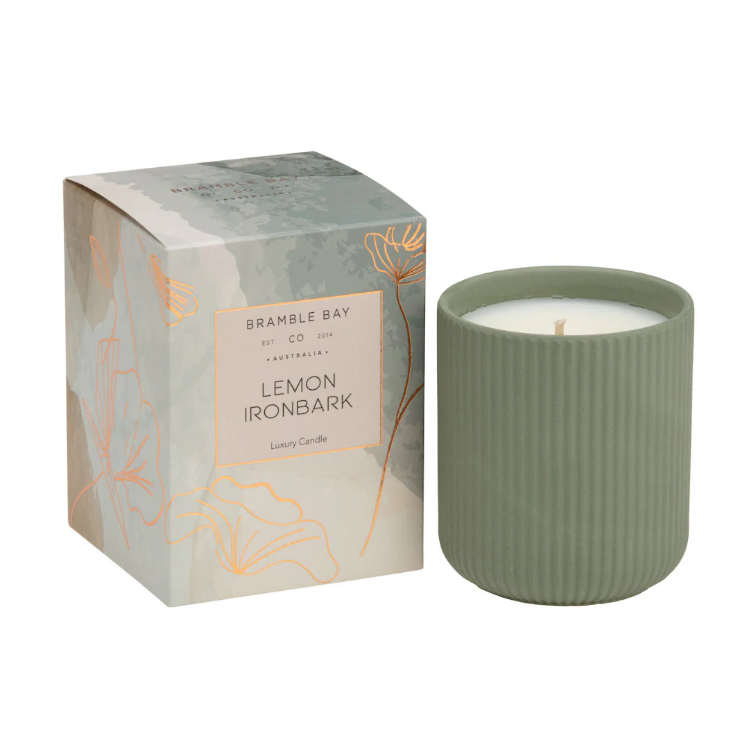 Candle Native Lemon Ironbark Corrugated 270g