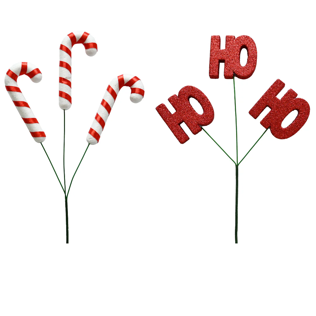 Candy Cane Ho Ho Ho Pick Assorted