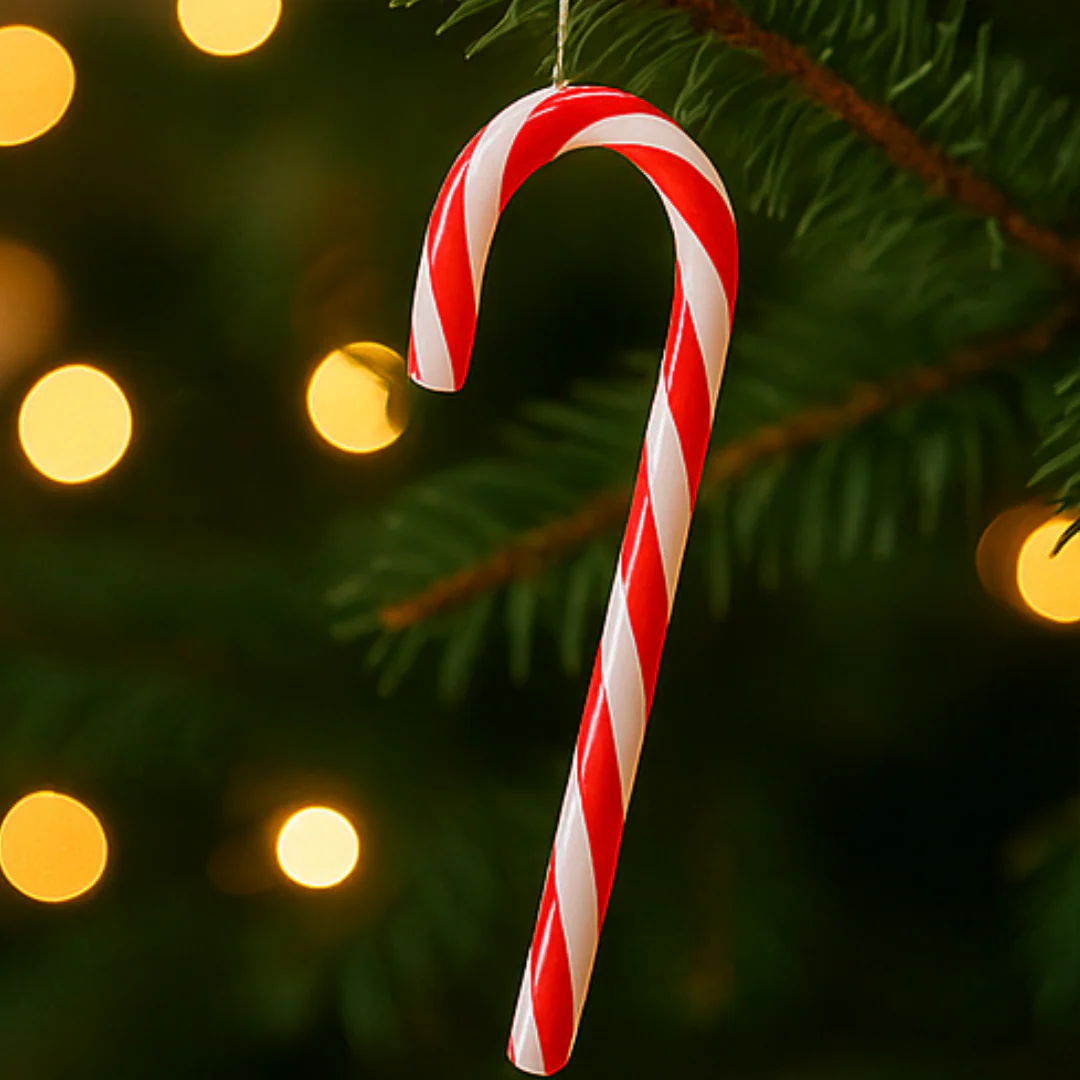 Candycane Deco Plastic 60cm