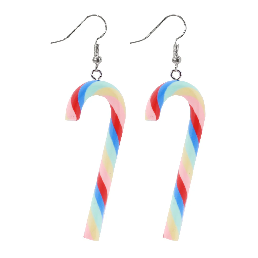 Candycane Stripe Earrings Assorted - Image 3
