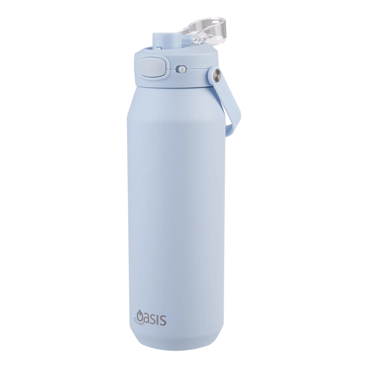 Oasis Capri Ceramic Lined Stainless Steel Triple Wall Insulated Drink Bottle 1 Litre Periwinkle - Image 4