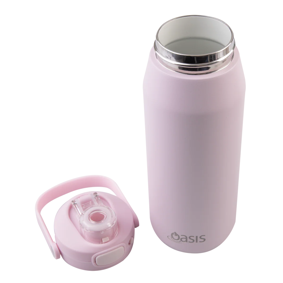 Oasis Capri Ceramic Lined Stainless Steel Triple Wall Insulated Drink Bottle 750ml Pink Lemonade - Image 8