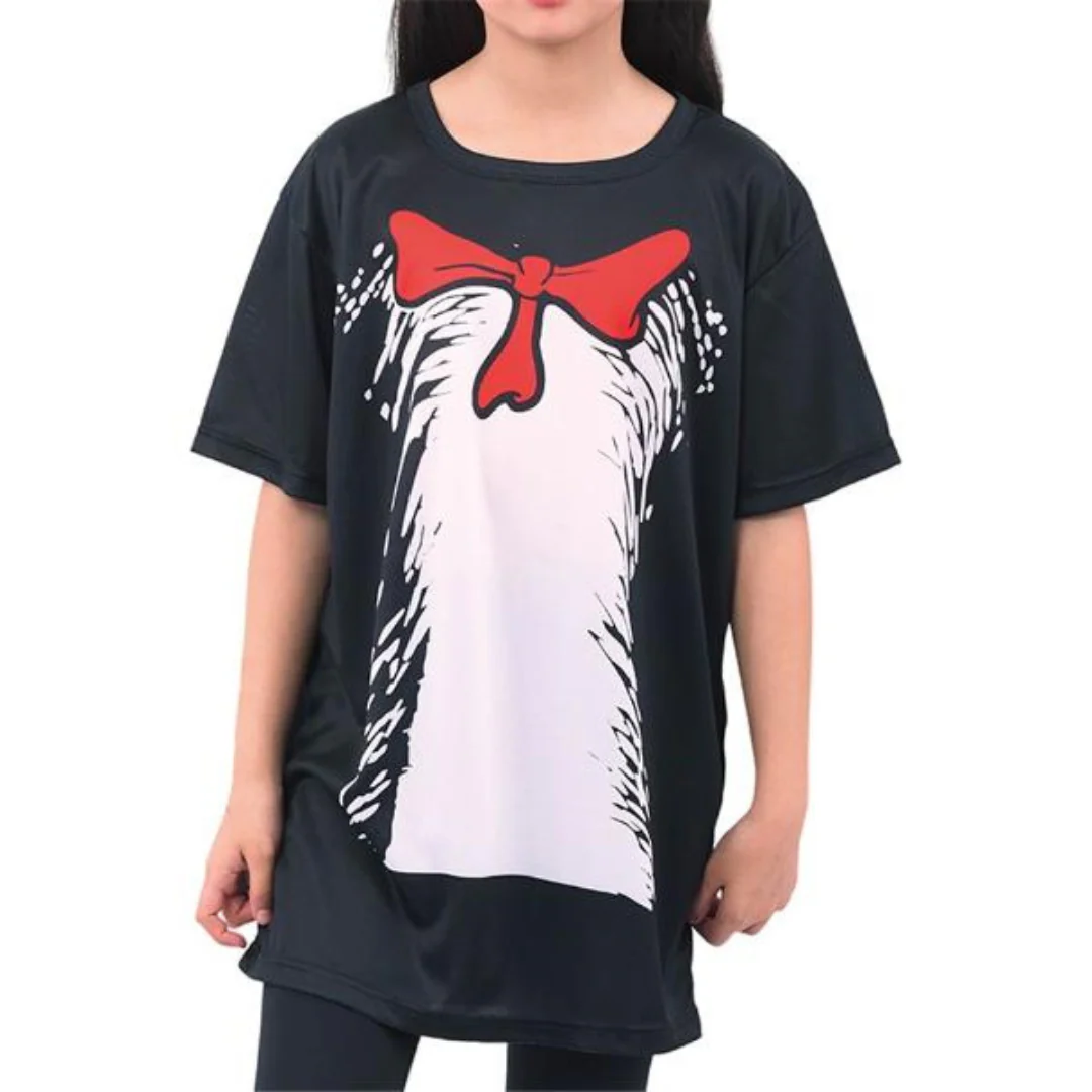 Cat In Hat T-Shirt-Age 10-12