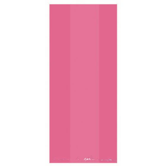 Cello Party Bags Small Bright Pink 25pk