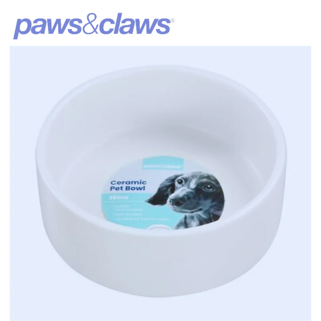 CERAMIC PET BOWL 13CM 380ML 3 ASSTD - Image 4