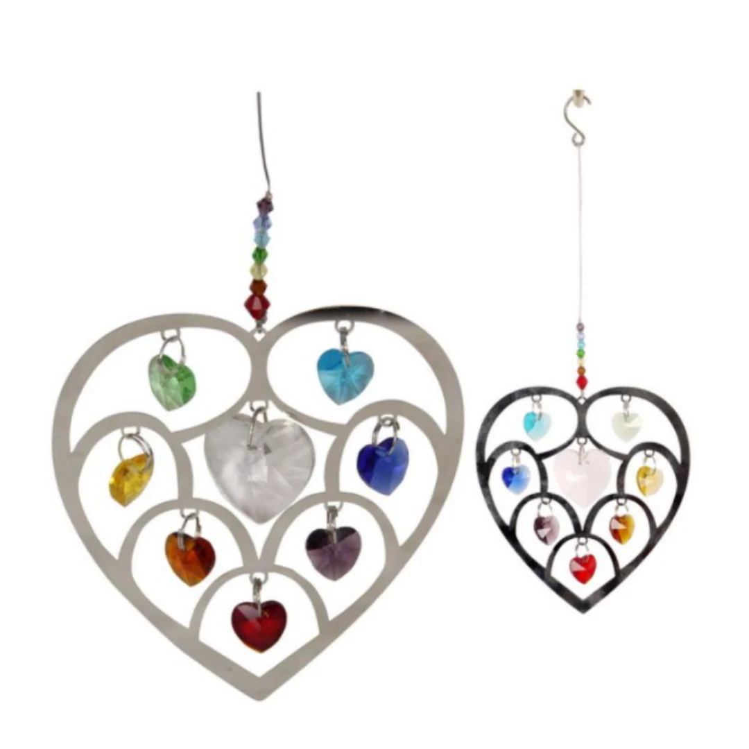 Chakra Rainbow Heart Sun Ca 22Cm