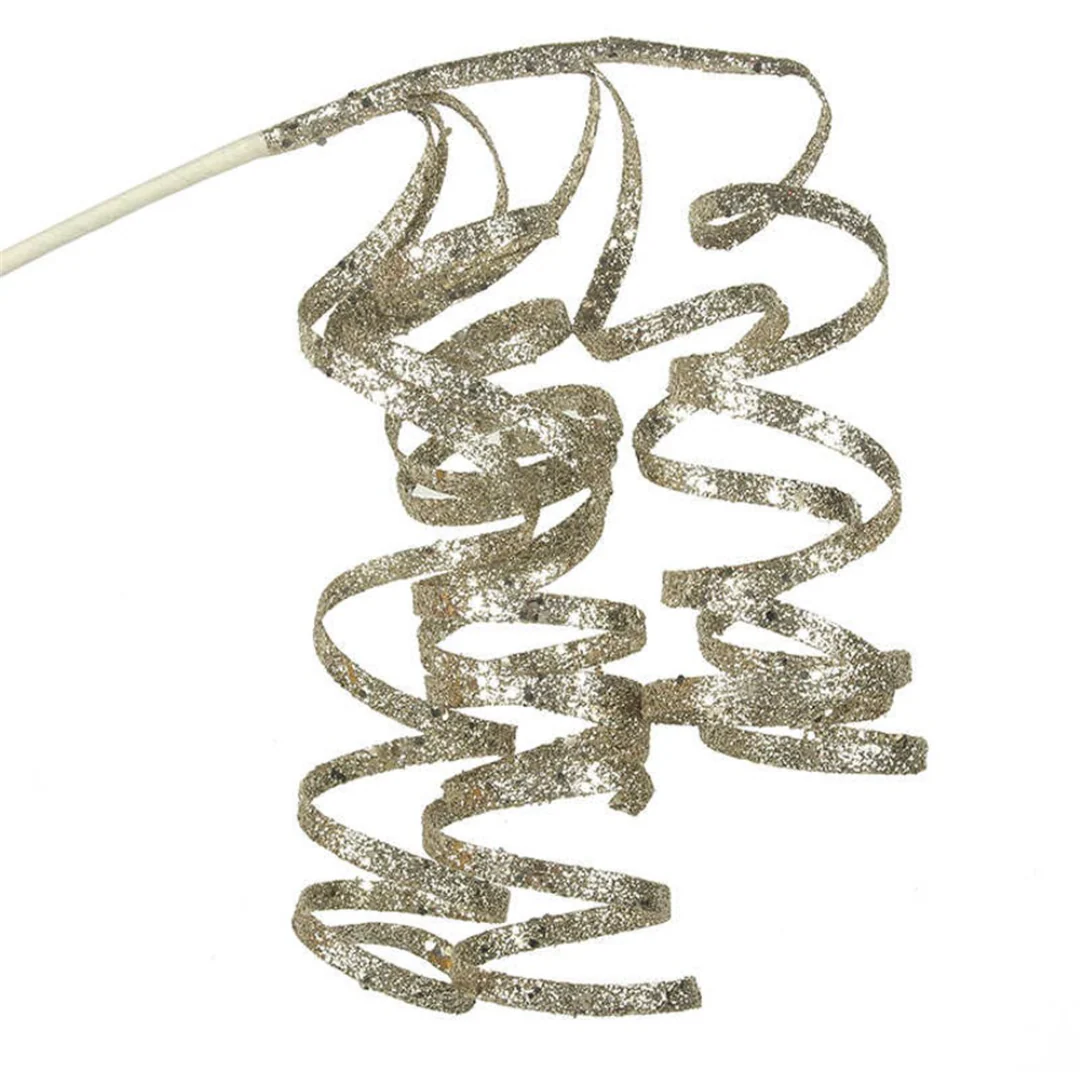 CHAMPAGNE GLITTER SWILL PICK LENGTH 64CM