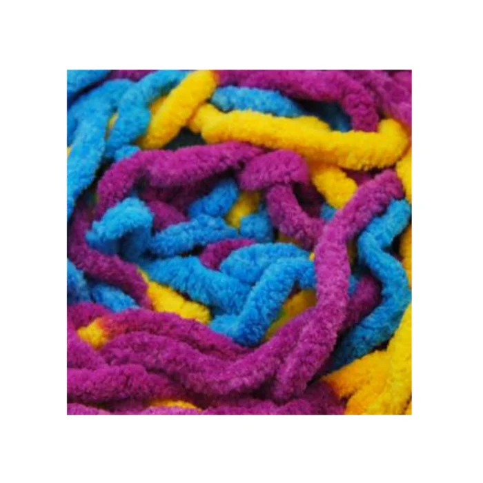 Chenille Blanket Yarn 100g 80m Multi Crayons - Image 2
