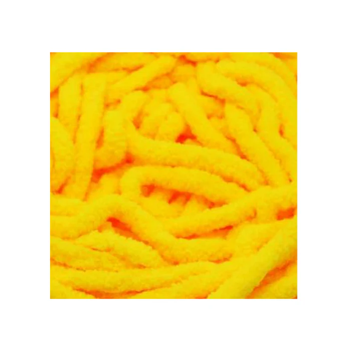 Chenille Blanket Yarn 100g 80m Solid 13 Lemon - Image 2