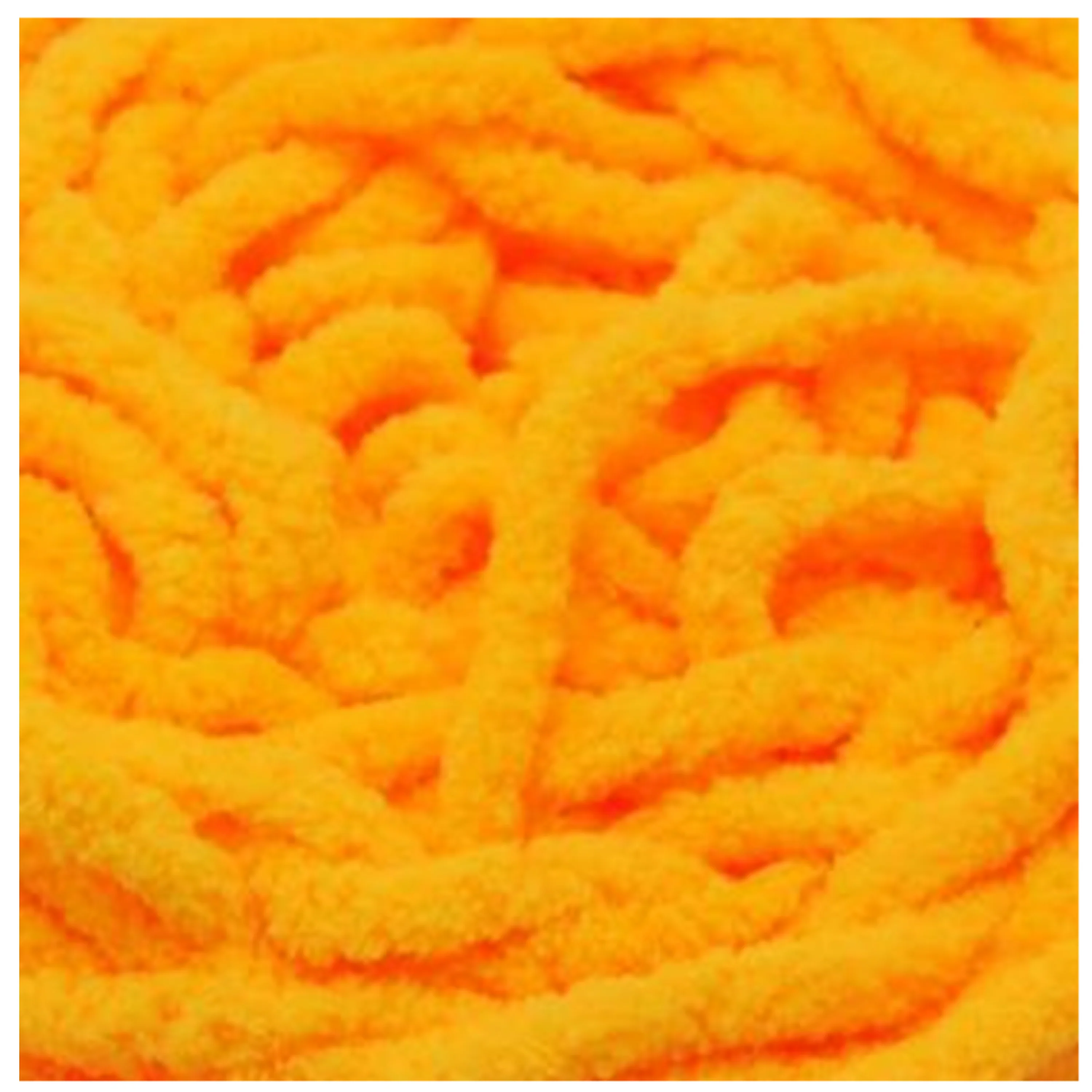 Chenille Blanket Yarn 100g 80m Solid 16 Orange - Image 2