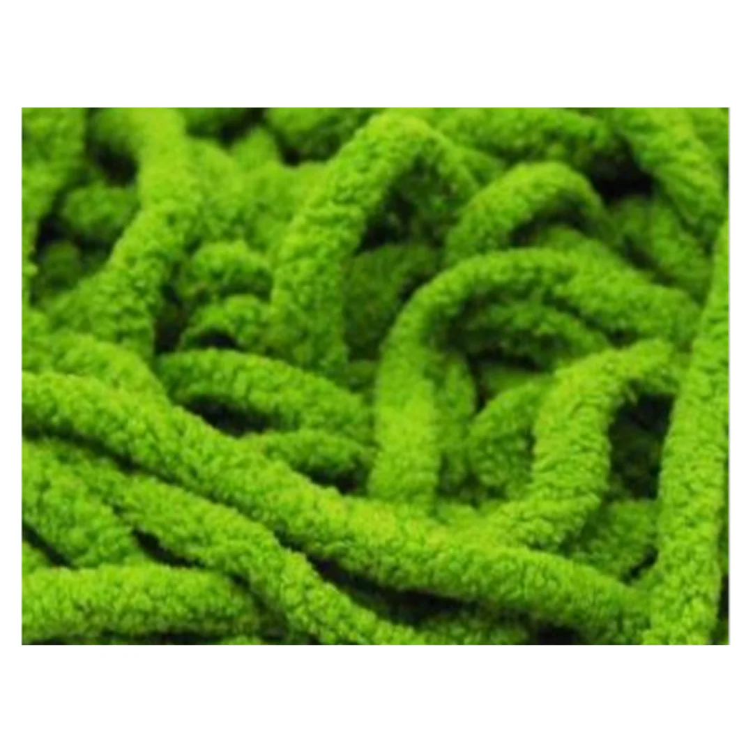 Chenille Blanket Yarn 100g 80m Solid 41 Shamrock - Image 2