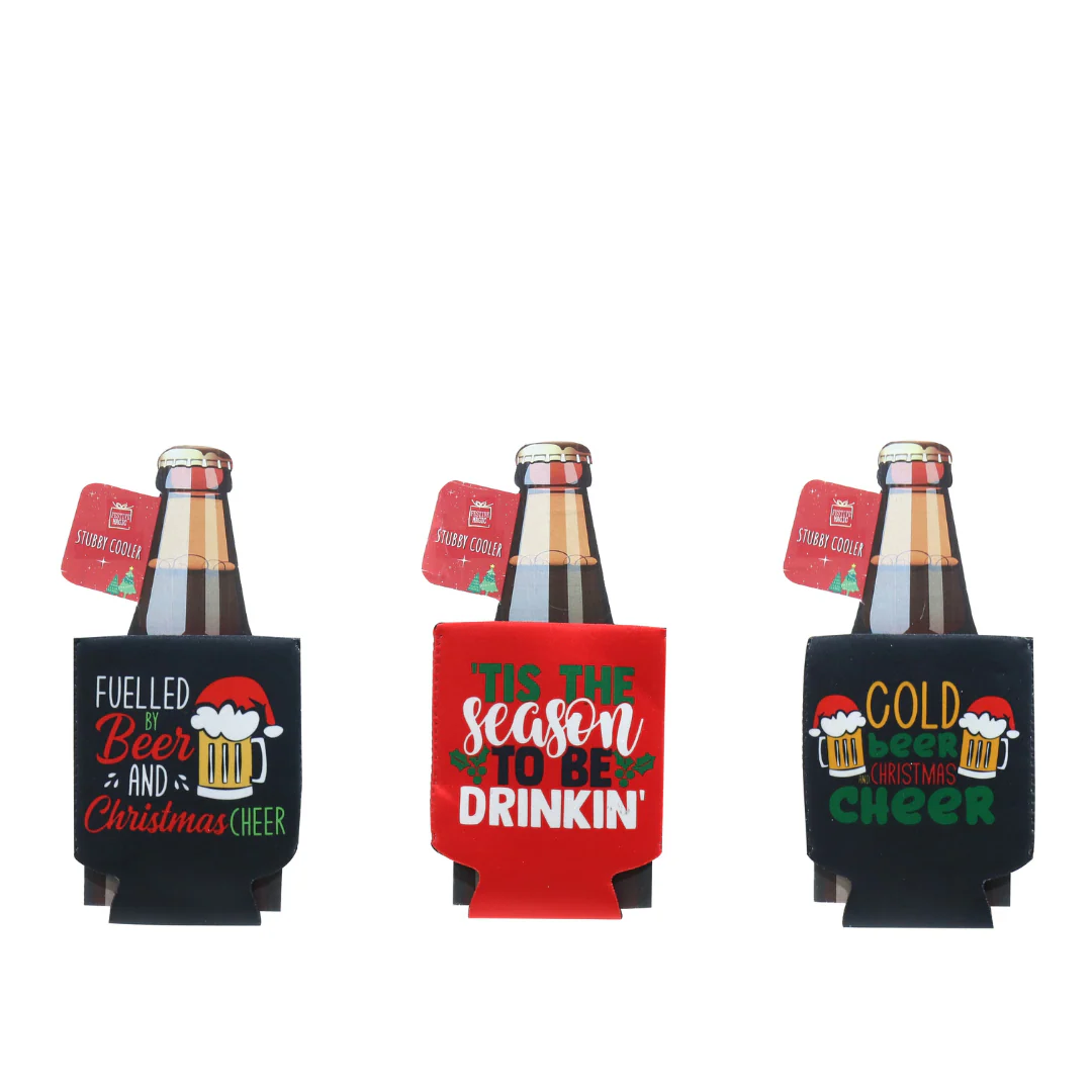 Bottle Cooler 16cm Assorted