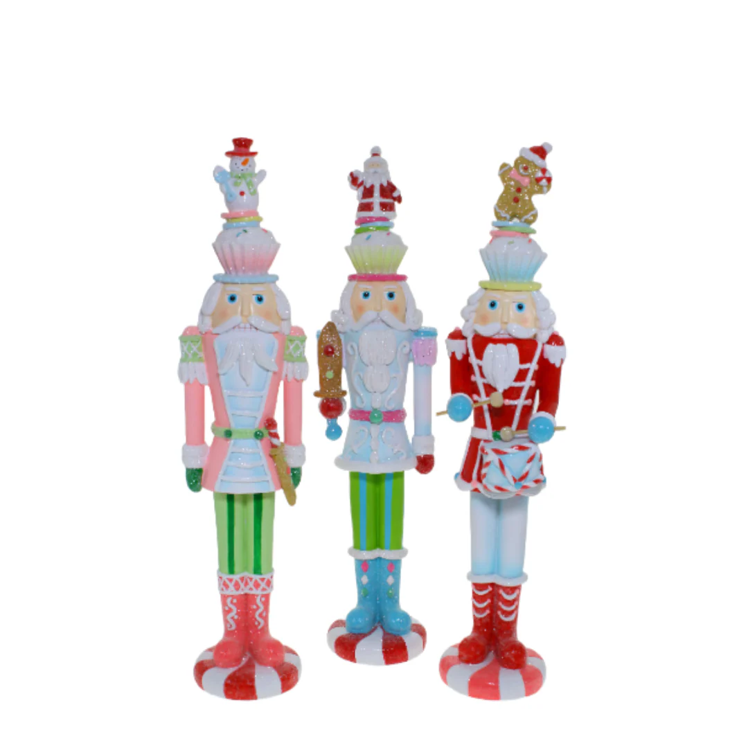 Christmas Candy Nutcrackers 40cm Assorted