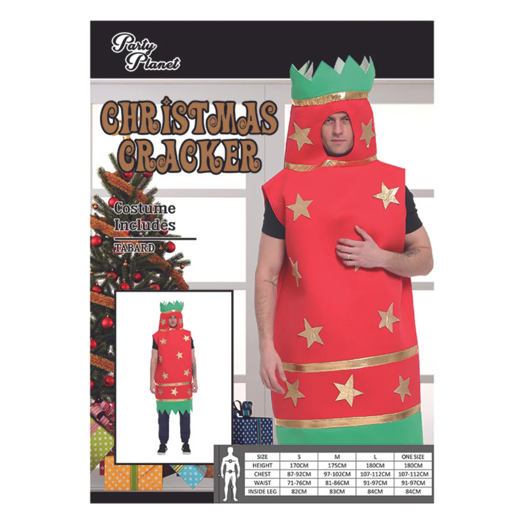 Christmas Cracker Costume-Adult One Size