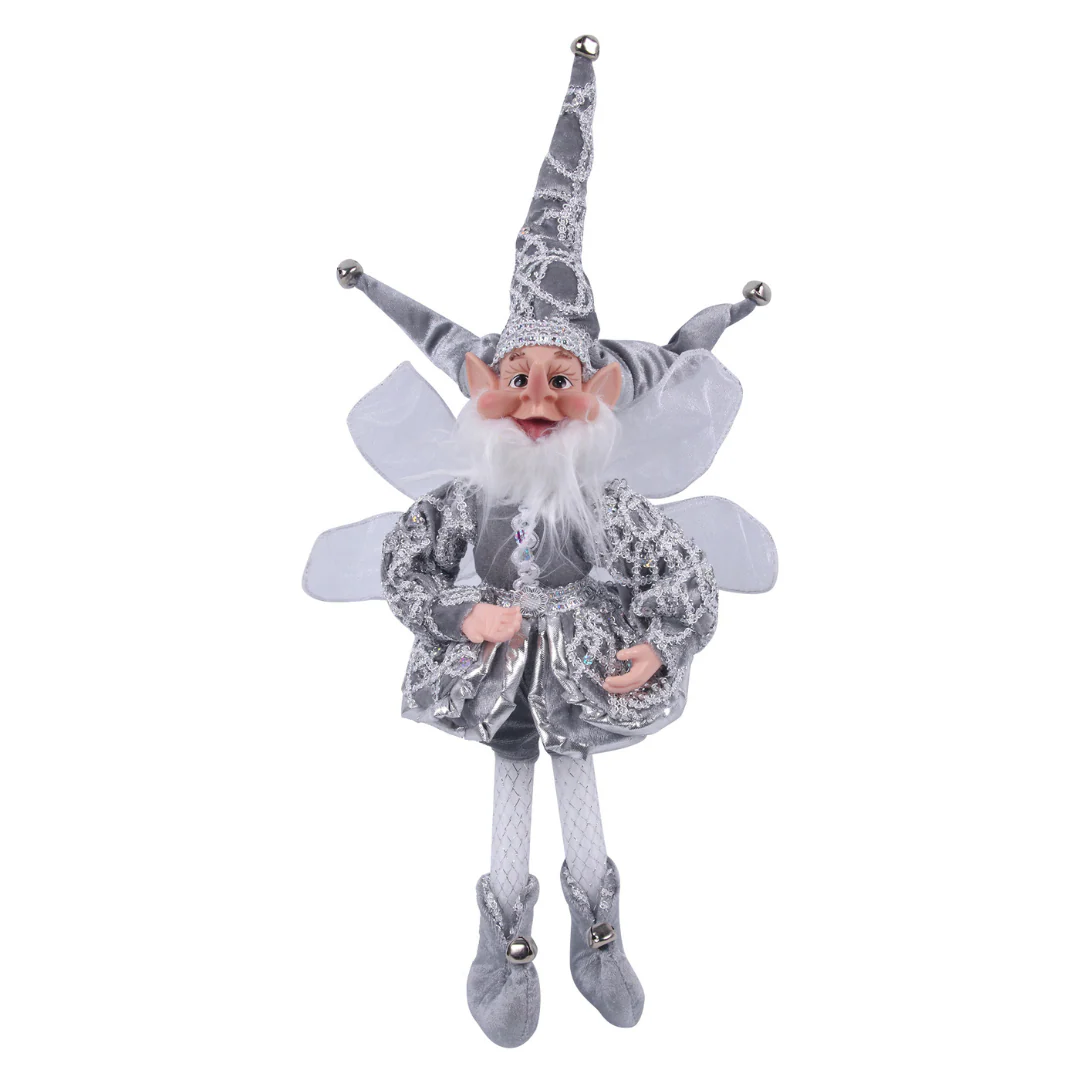 Christmas Elf Silver 40cm