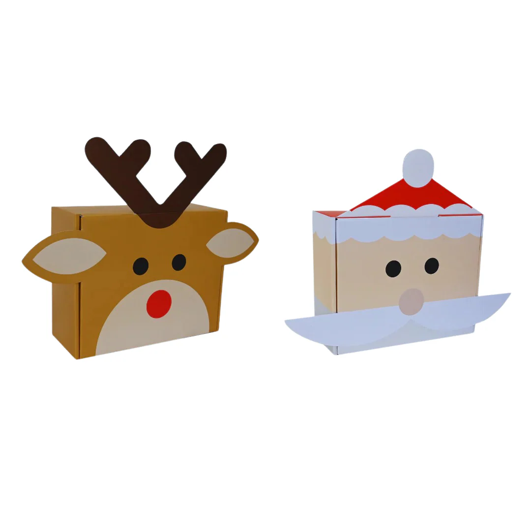 Christmas Gift Box Foldable Character Assorted - Image 2
