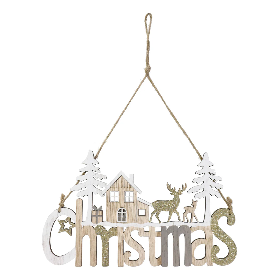 Christmas Hanging Sign 23cm Assorted - Image 5