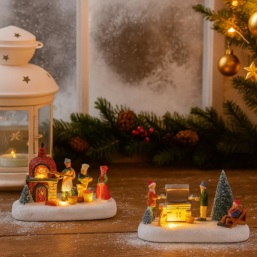 Christmas LED Outdoor Scenes 16.8x9.3x12cm Assorted