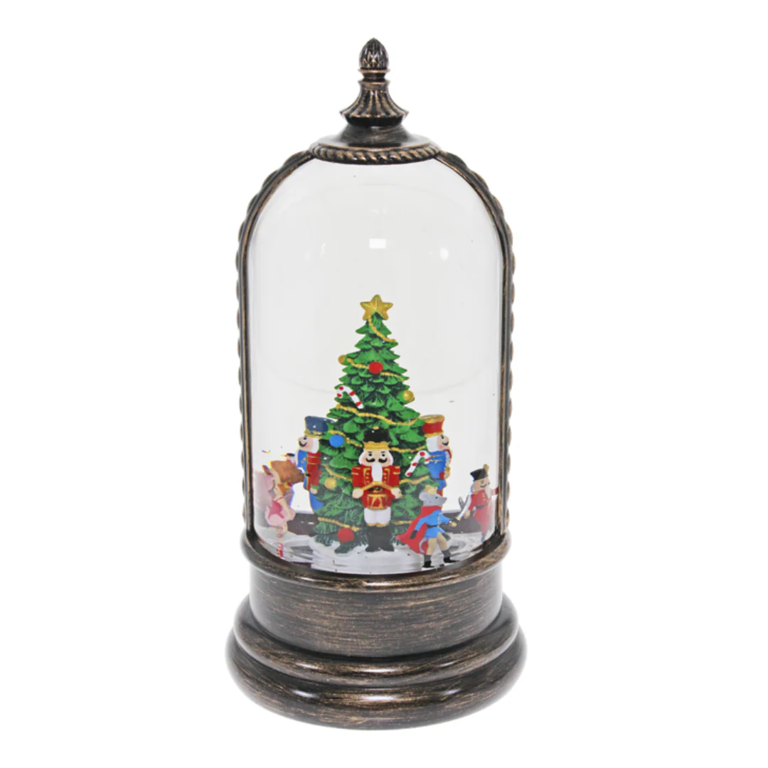 Motion Dome Nutcracker Warm white 27cm Battery Operated
