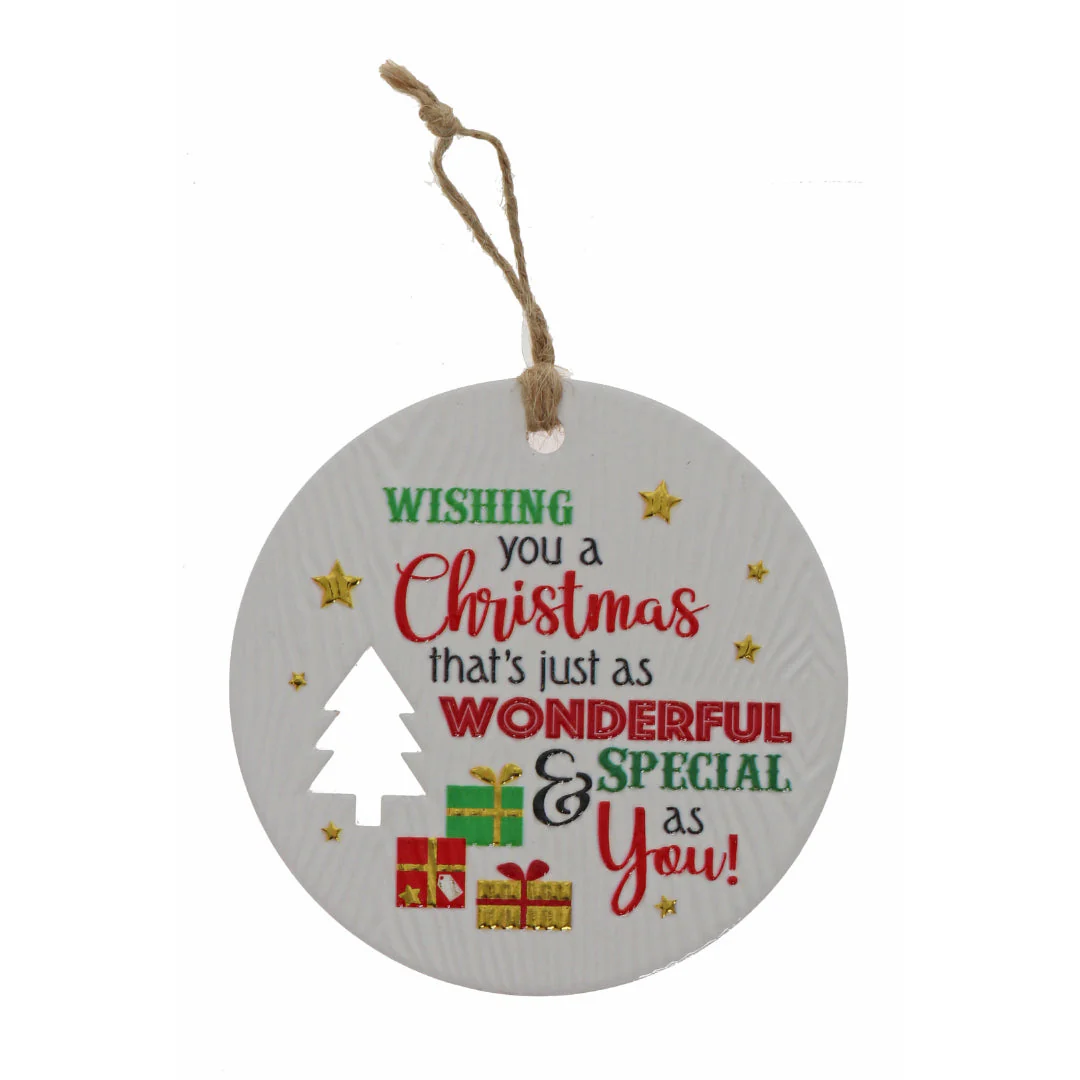 CHRISTMAS PLAQUE SPECIAL AS YOU