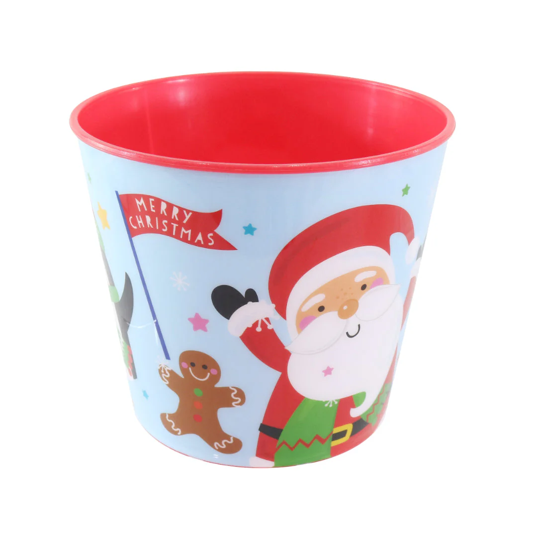 Christmas Plastic Bucket Assorted - Image 2
