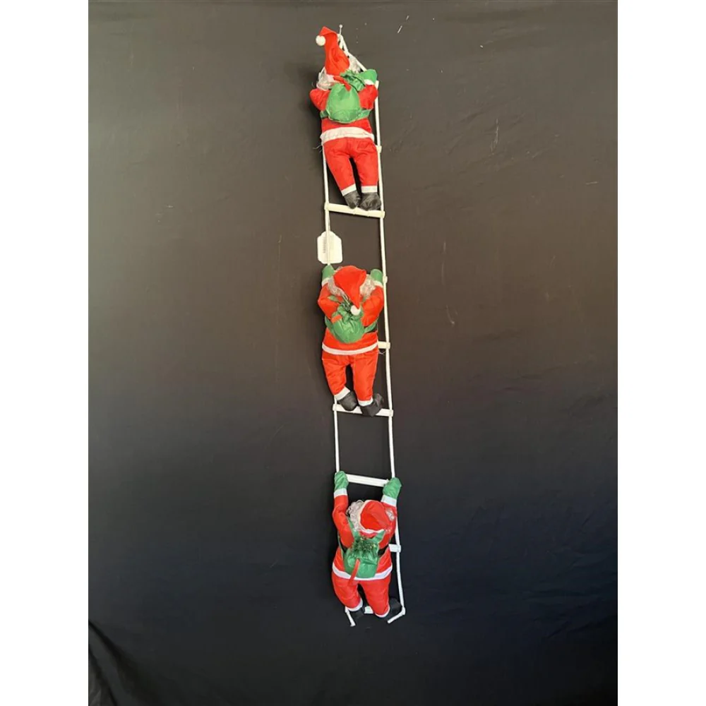 3pcs Santas with Rope Ladder